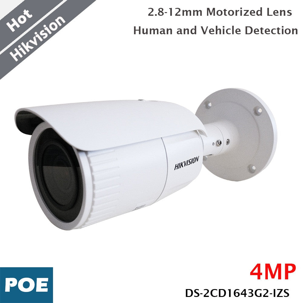Hikvision 4MP Security Camera DS-2CD1643G2-IZS 2.8-12mm Varifocal Lens H.265+