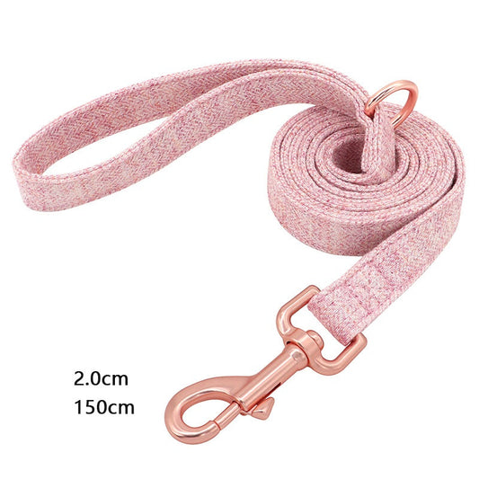 Engraved Adjustable Non-Woven Dog Collar