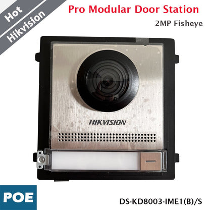 Hikvision KD8 Series Pro Modular Door Station Video intercom DS-KD8003-IME1(B)/S
