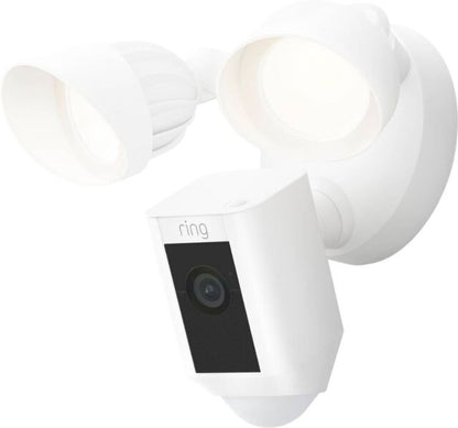 Ring Floodlight Cam Wired Plus 1080p Outdoor WiFi Camera with Night Vi