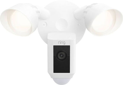 Ring Floodlight Cam Wired Plus 1080p Outdoor WiFi Camera with Night Vi